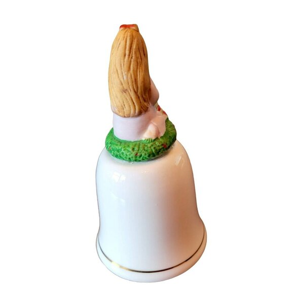 Precious Memories Porcelain Christmas Bell "Oh Santa Just What I Wanted" JH1370 - Picture 2 of 6